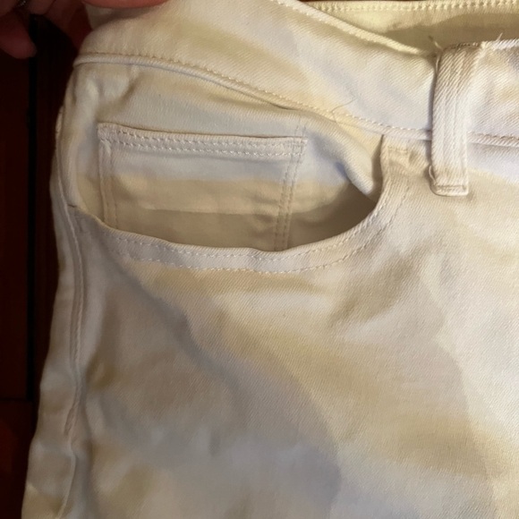 Vineyard Vines White Pants crop fringe hem line great quality  Sz 33 - Picture 4 of 6